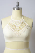 Load image into Gallery viewer, Plus Size Crochet Lace High Neck Bralette
