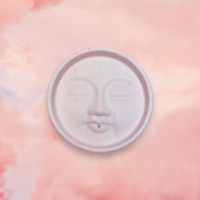 Load image into Gallery viewer, Moon Face Celestial Incense Holder - Colorful Concrete
