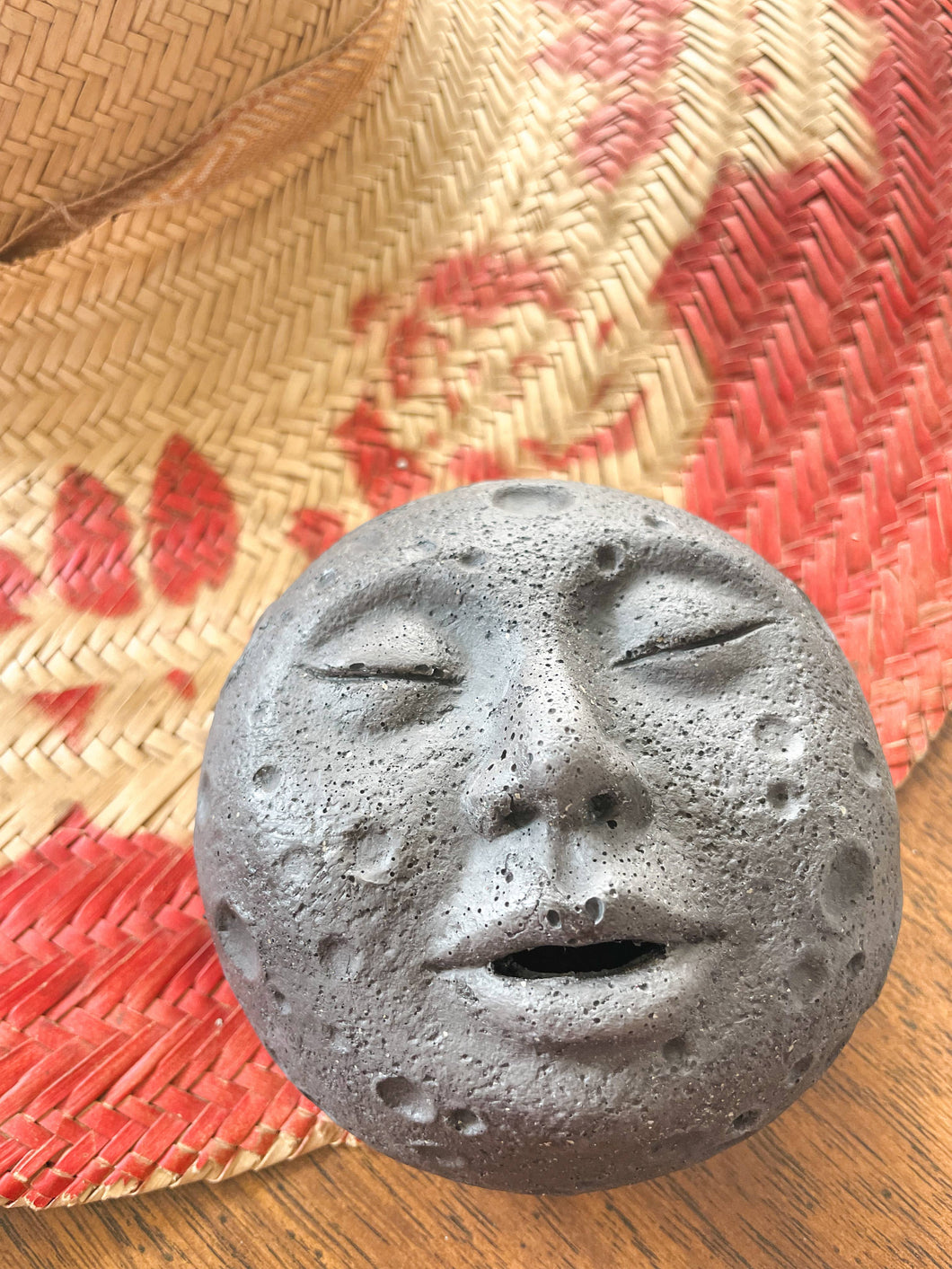 Moon Face Incense Burner