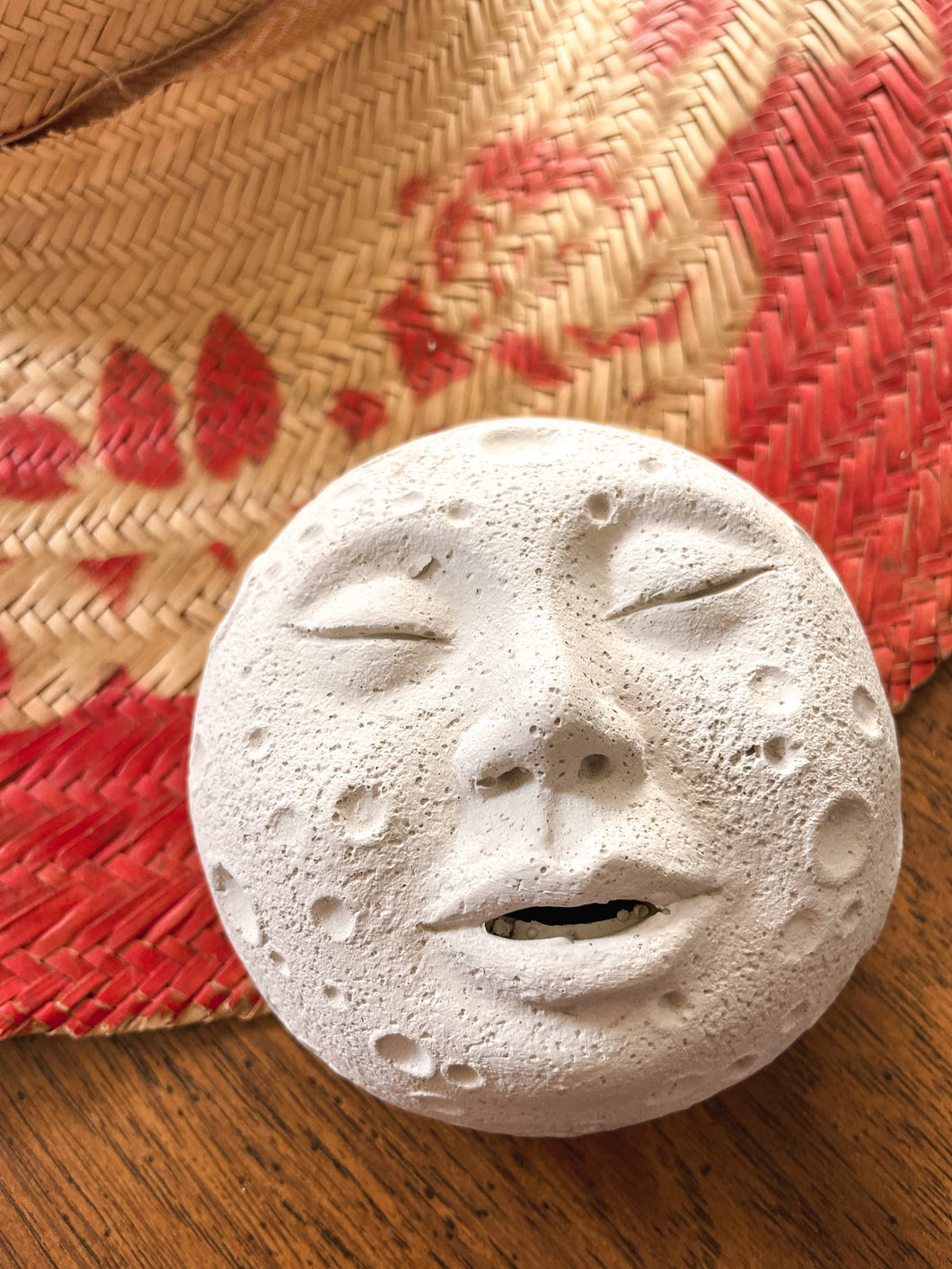 Moon Face Incense Burner