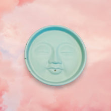 Load image into Gallery viewer, Moon Face Celestial Incense Holder - Colorful Concrete
