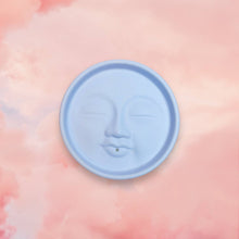 Load image into Gallery viewer, Moon Face Celestial Incense Holder - Colorful Concrete
