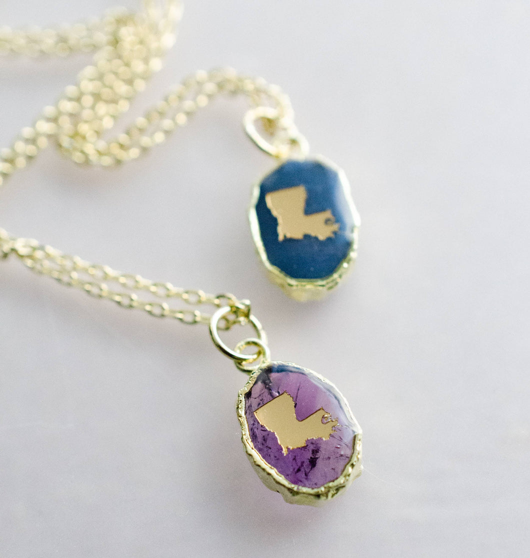 Louisiana Gemstone Necklace