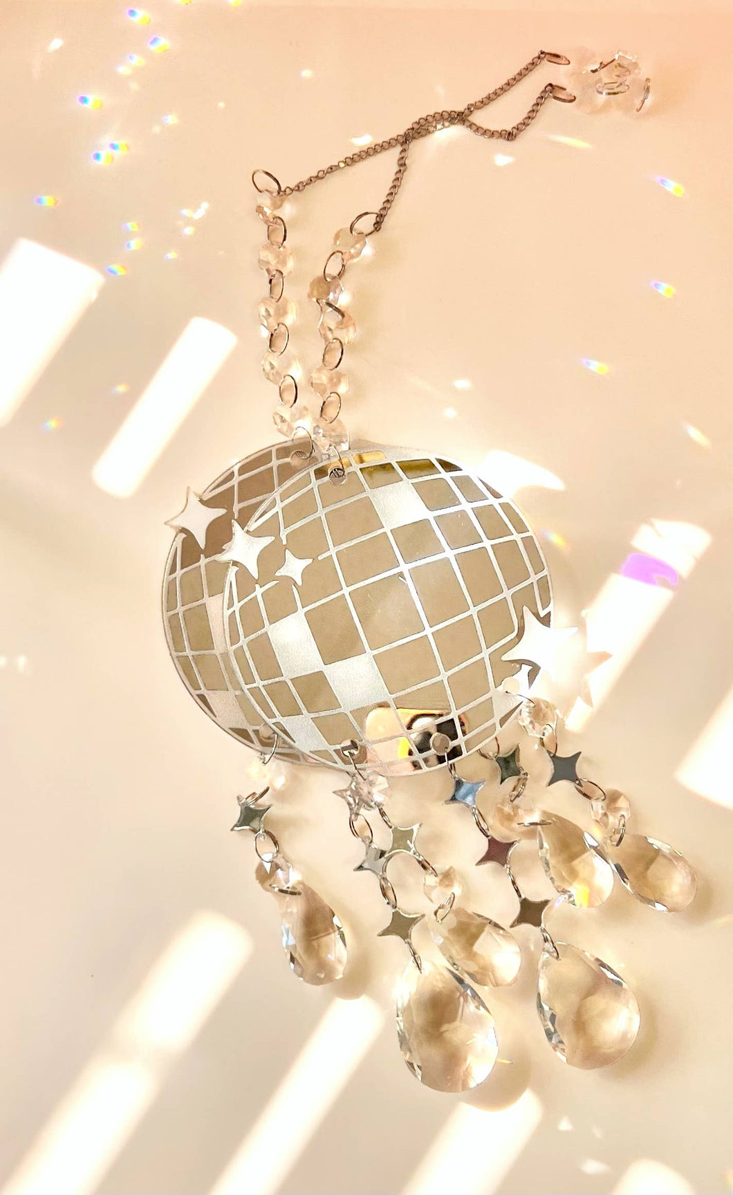 Mirrorball Suncatcher – Handmade